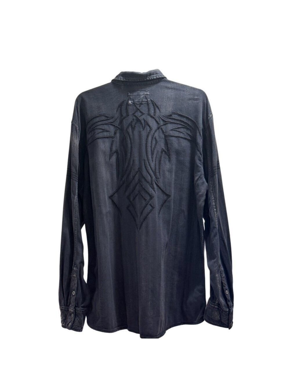 Buckle Black Men's Long Sleeve Shirt XL Athletic Fit - Picture 4 of 9